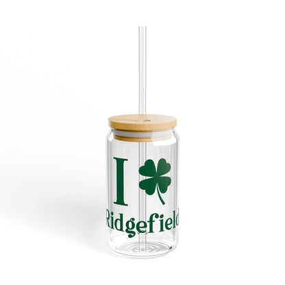 I Clover Ridgefield Sipper Glass, 16oz