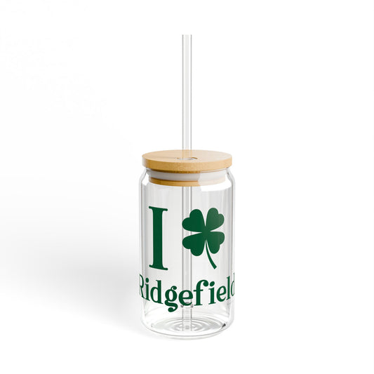 I Clover Ridgefield Sipper Glass, 16oz