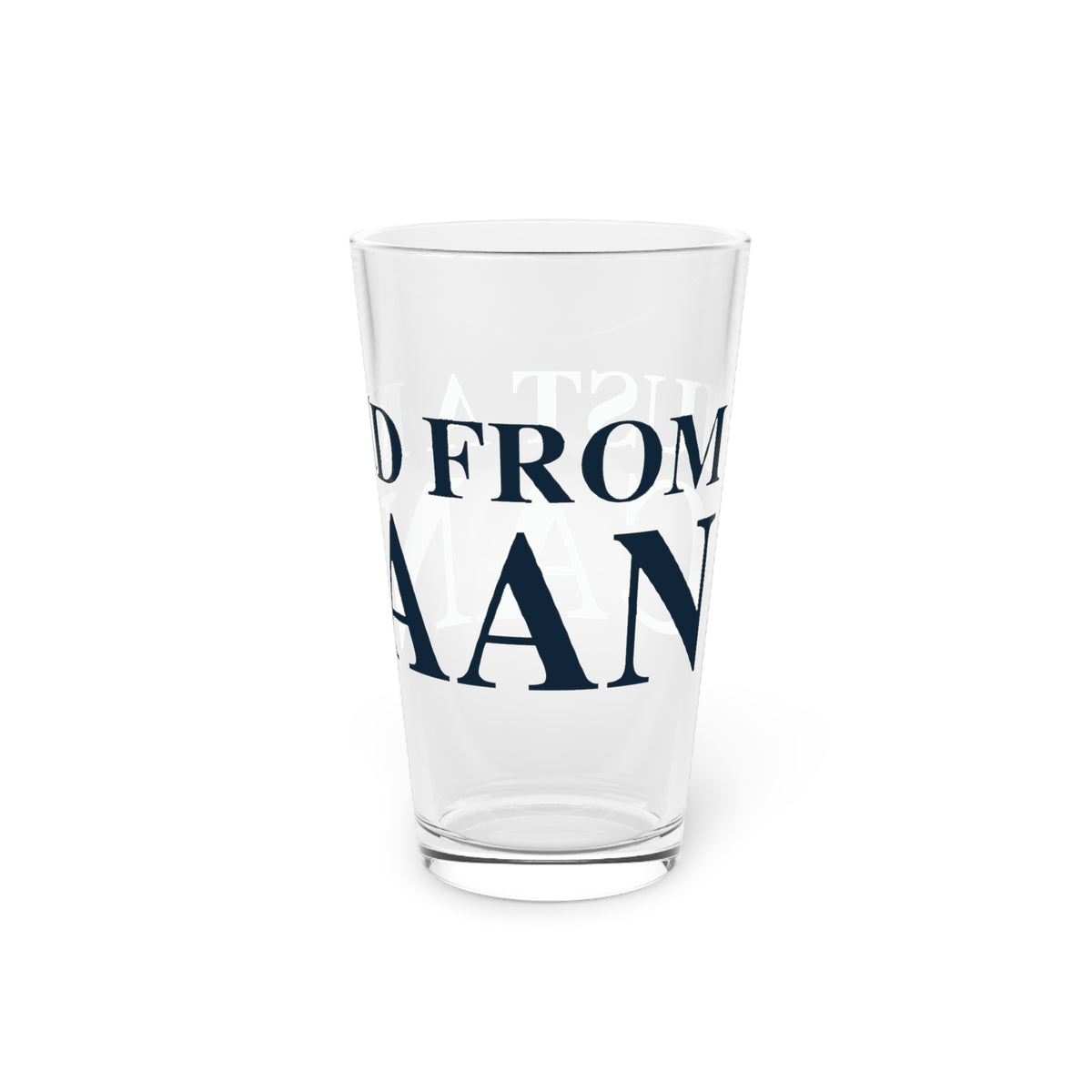 Just a kid from Canaan Pint Glass, 16oz