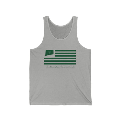 Southington Connecticut St Patrick’s Day Flag Unisex Jersey Tank Top