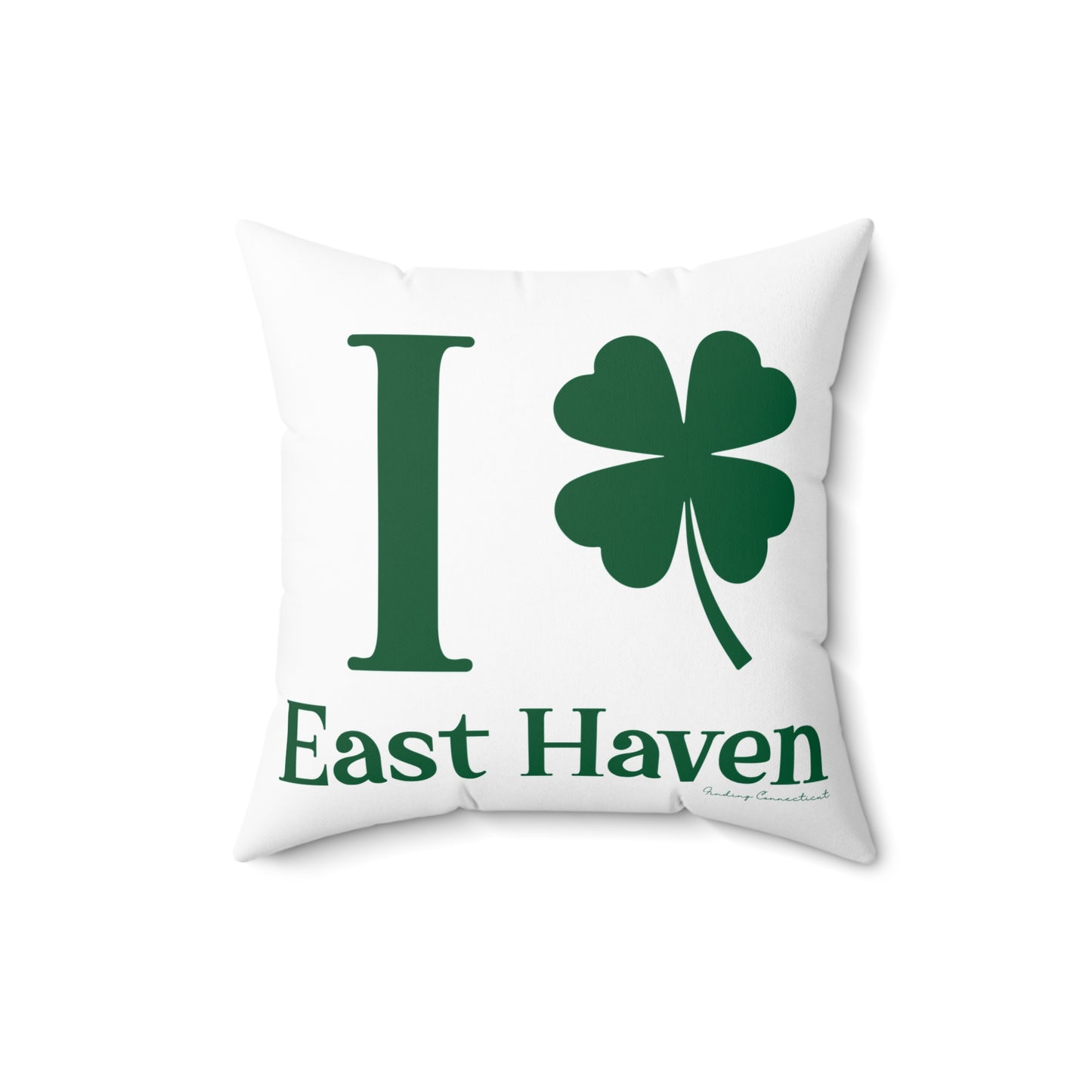 I Clover East Haven Spun Polyester Square Pillow