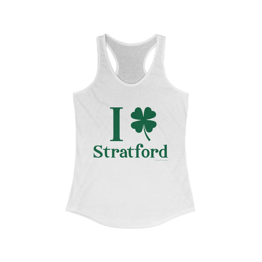 I Clover Stratford Women's Ideal Racerback Tank