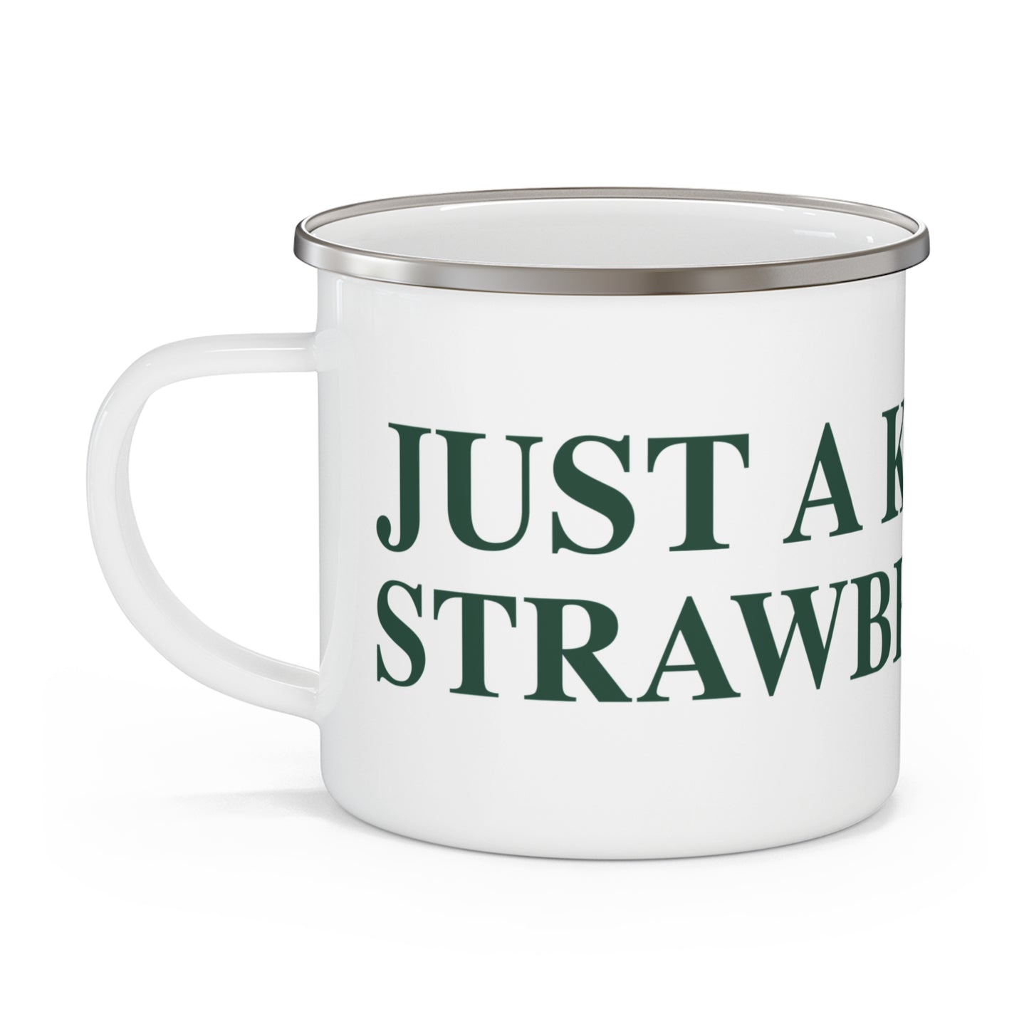 Just a kid from Strawberry Hill Enamel Camping Mug