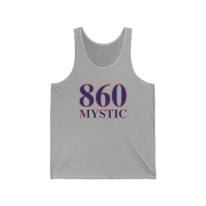 860 Mystic Red White & Blue Unisex Jersey Tank Top