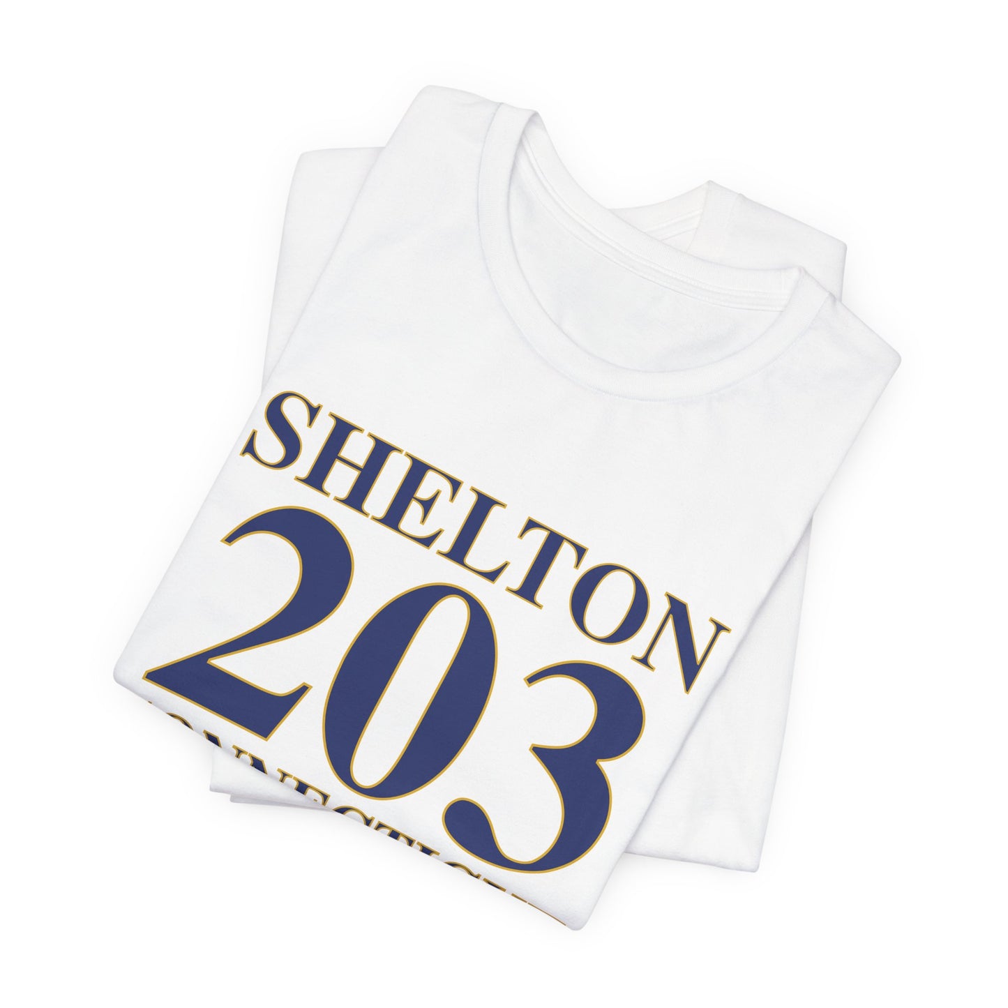 Shelton 203 Connecticut Unisex Jersey Short Sleeve Tee