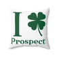 I Clover Prospect Spun Polyester Square Pillow