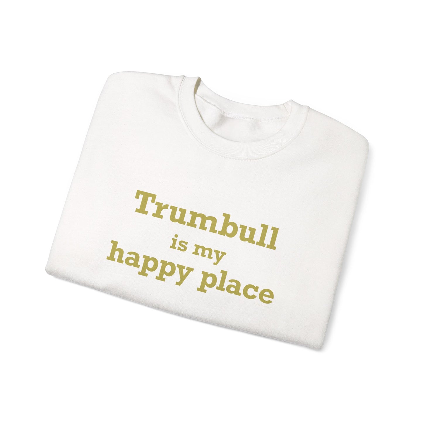 Trumbull Is My Happy Place Unisex Heavy Blend™ Crewneck Sweatshirt