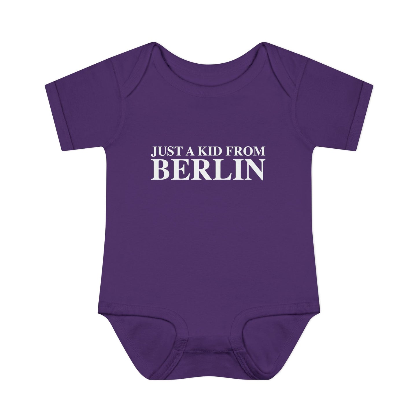 Just a kid from Berlin Infant Baby Rib Bodysuit