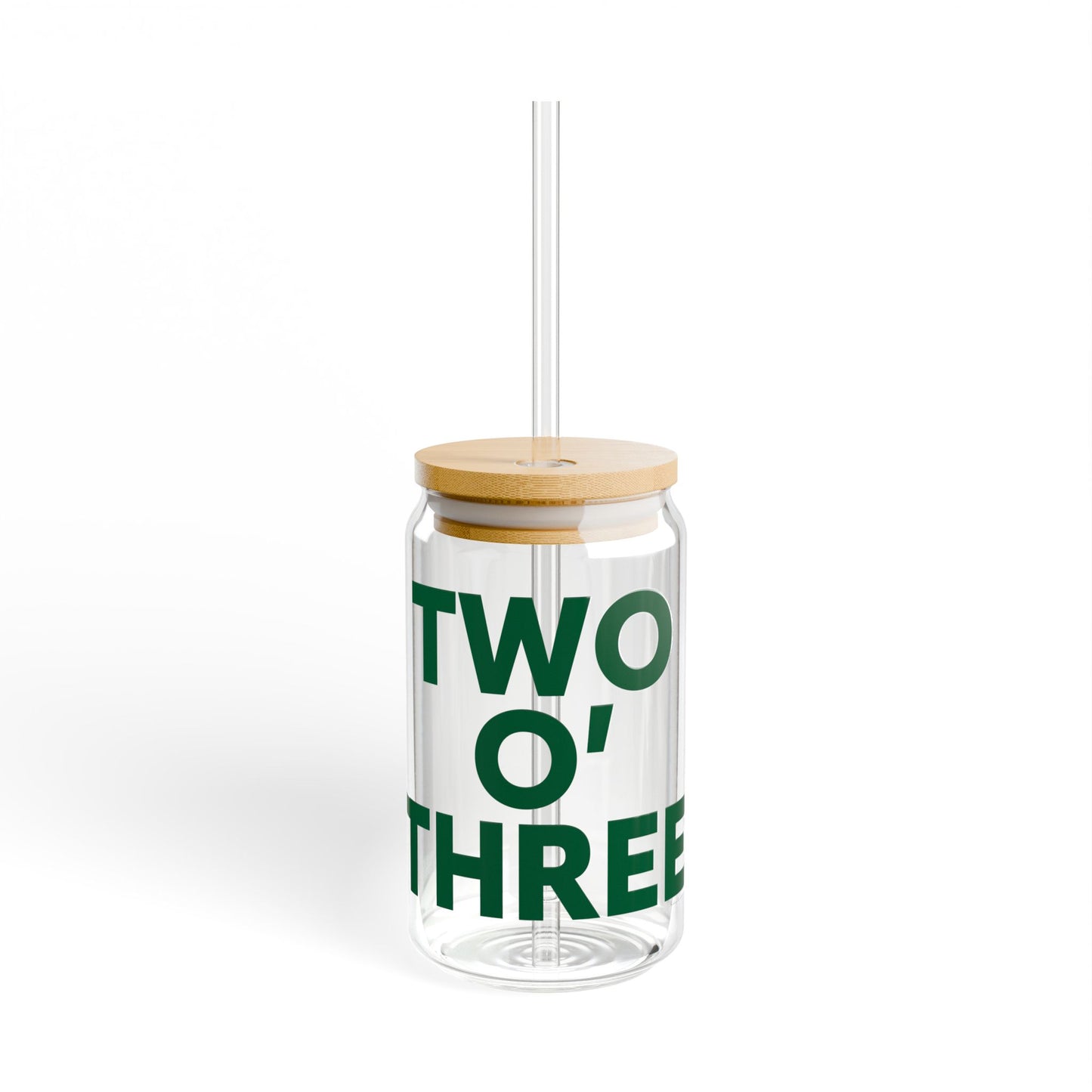 Two O’ Three Sipper Glass, 16oz Lucky Green – St. Patrick’s Day