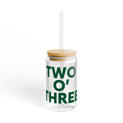 Two O’ Three Sipper Glass, 16oz Lucky Green – St. Patrick’s Day