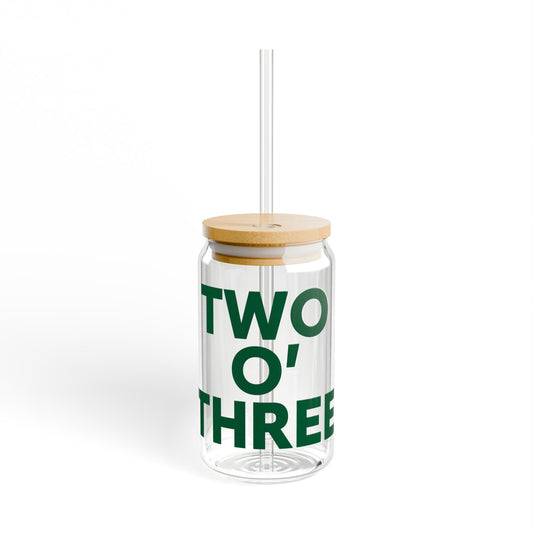 Two O’ Three Sipper Glass, 16oz Lucky Green – St. Patrick’s Day