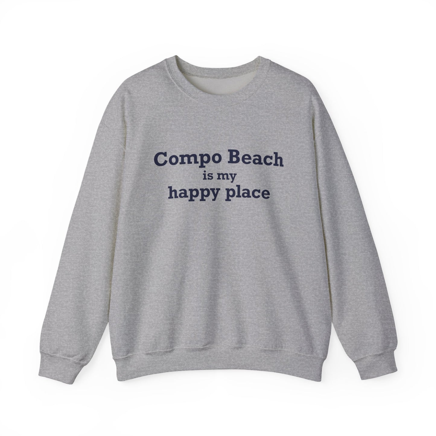 Compo Beach Is My Happy Place Unisex Heavy Blend™ Crewneck Sweatshirt
