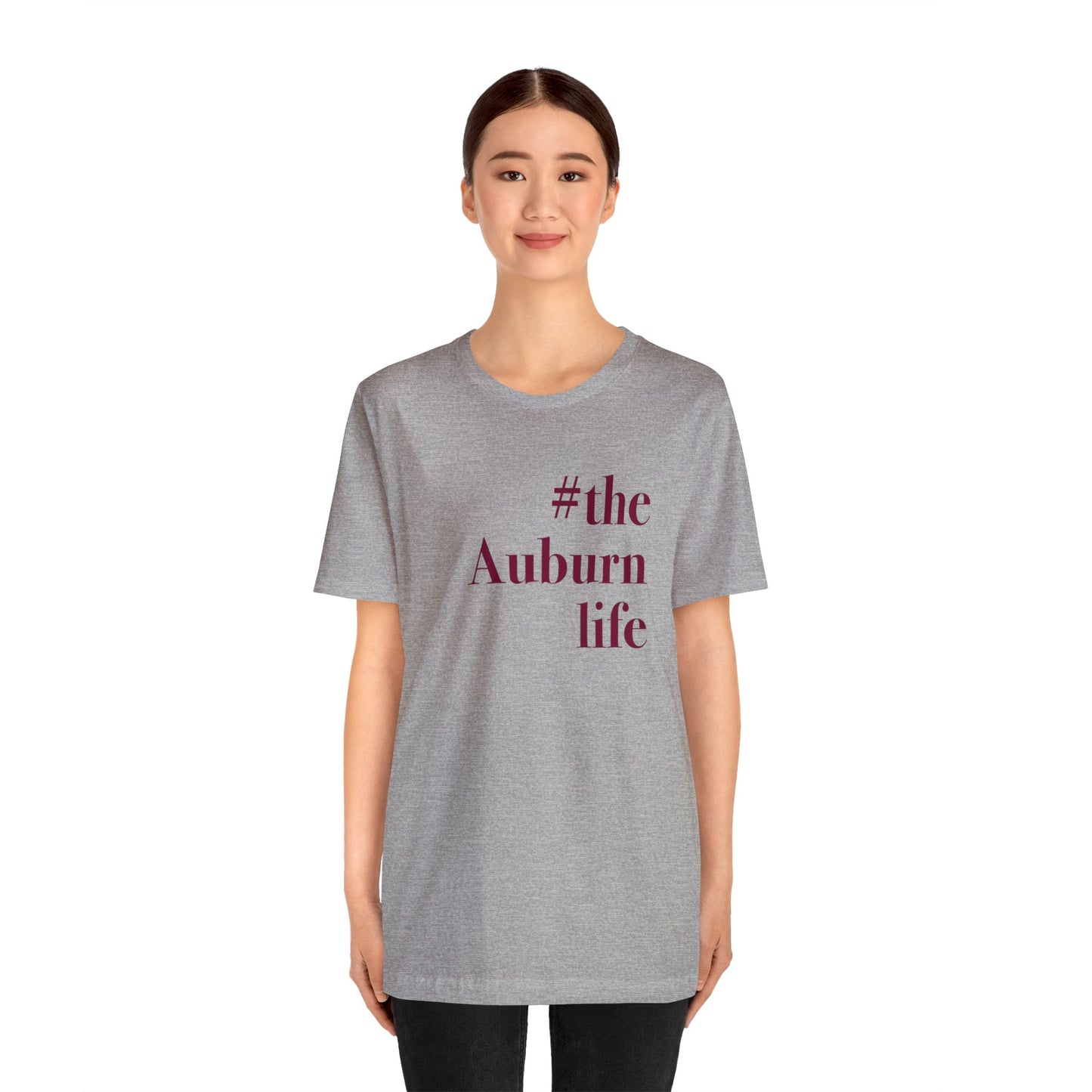 #theauburnlife Unisex Jersey Short Sleeve Tee