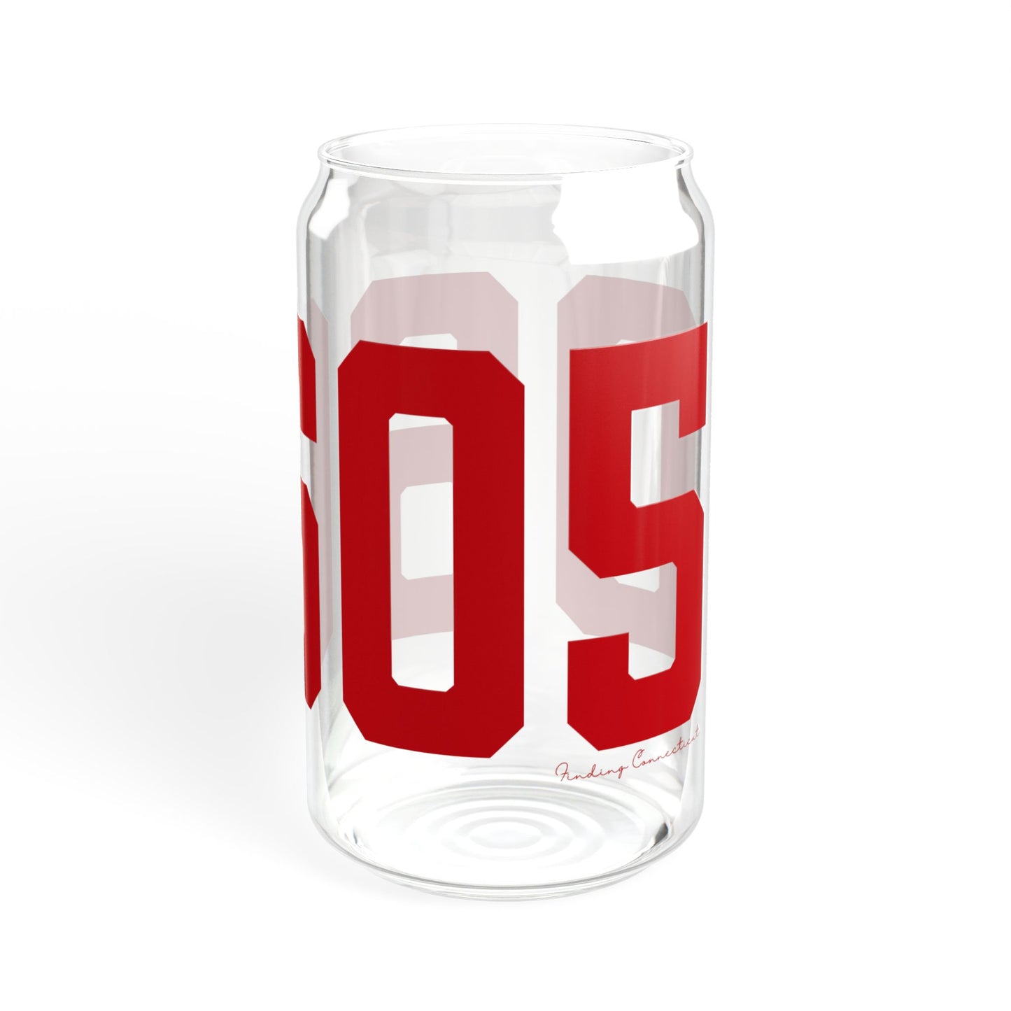 06605 Bridgeport Connecticut Zip Code Sipper Glass, 16oz