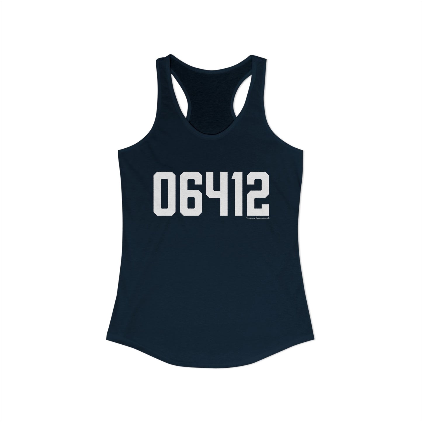 06412 Chester CT Zip Code Women's Ideal Racerback Tank Top
