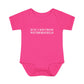 Just a kid from Wethersfield Infant Baby Rib Bodysuit