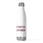 Just a kid from Wallingford 20 oz Insulated Bottle