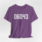 06043 Bolton CT Zip Code Unisex Jersey Short Sleeve T-Shirt