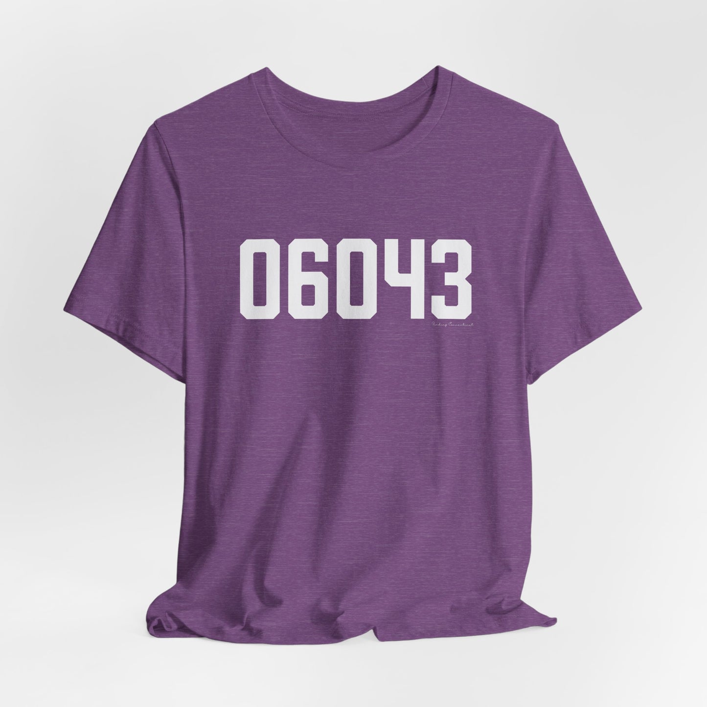 06043 Bolton CT Zip Code Unisex Jersey Short Sleeve T-Shirt