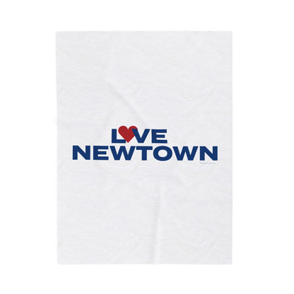 Love Newtown Velveteen Plush Blanket
