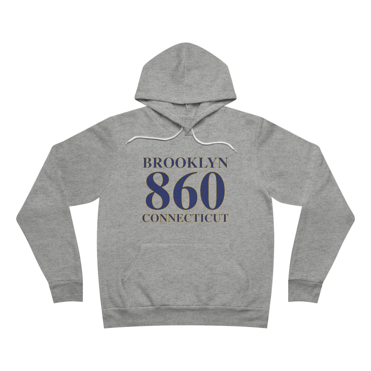 Brooklyn 860 Connecticut Unisex Sponge Fleece Pullover Hoodie