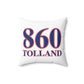 860 Union Red, White & Blue Spun Polyester Square Pillow