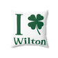 I Clover Wilton Spun Polyester Square Pillow