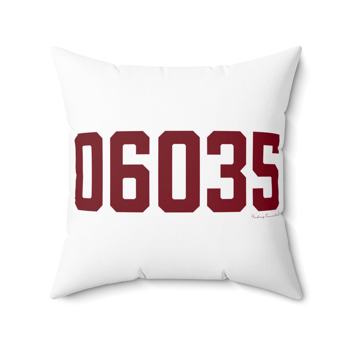 06035 Granby Connecticut Zip Code Polyester Square Pillow