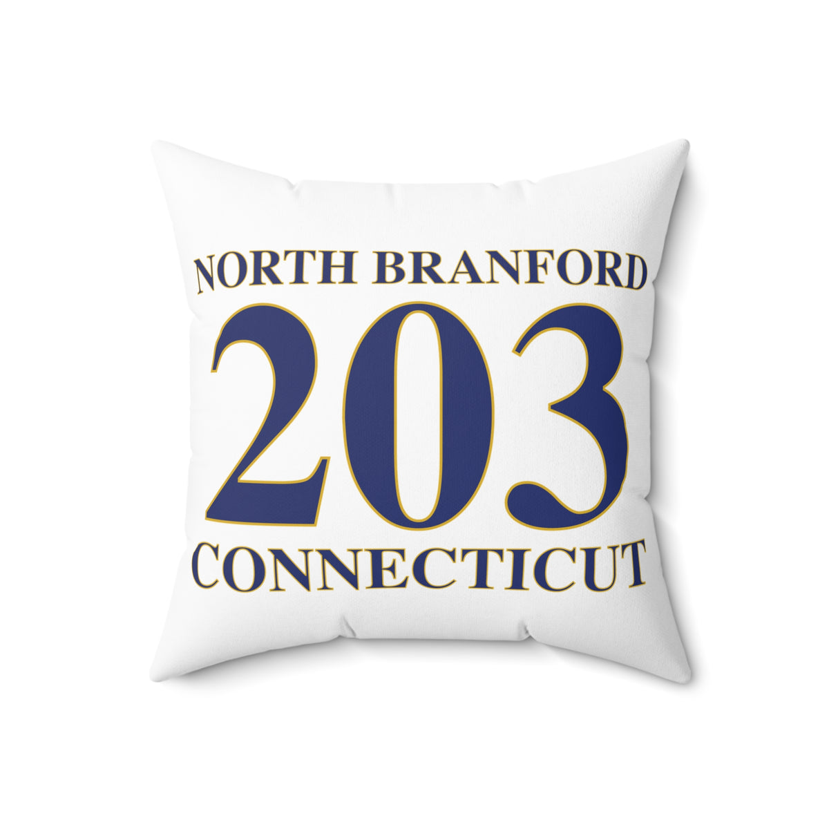 North Branford 203 Connecticut Polyester Square Pillow