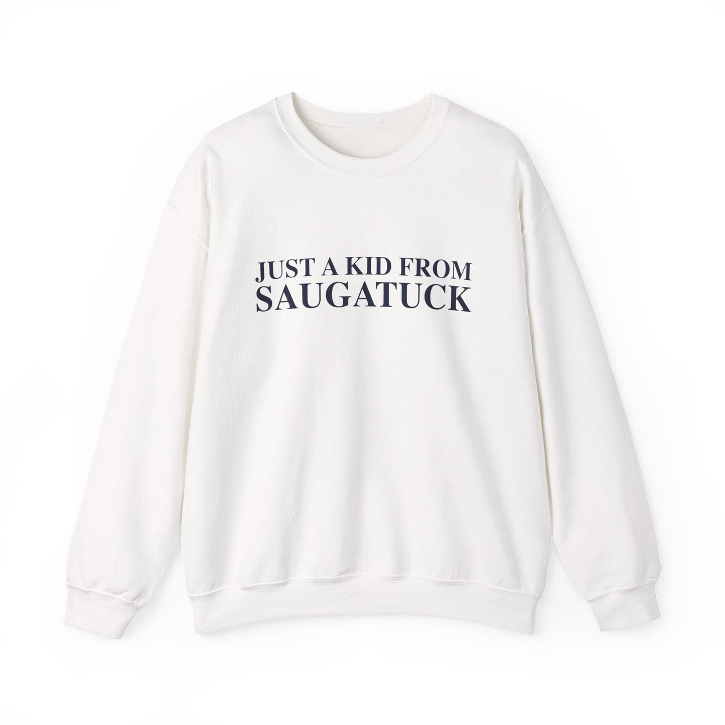 Just a kid from Saugatuck Unisex Heavy Blend™ Crewneck Sweatshirt