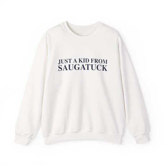 Just a kid from Saugatuck Unisex Heavy Blend™ Crewneck Sweatshirt