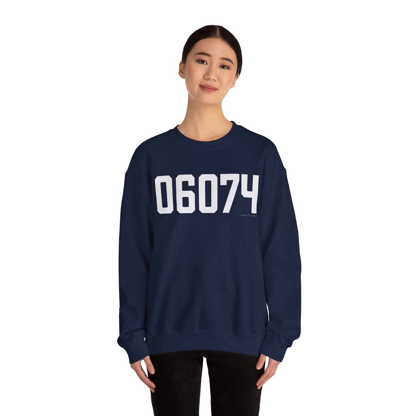 06074 - South Windsor CT Zip Code  Unisex Heavy Blend™ Crewneck Sweatshirt