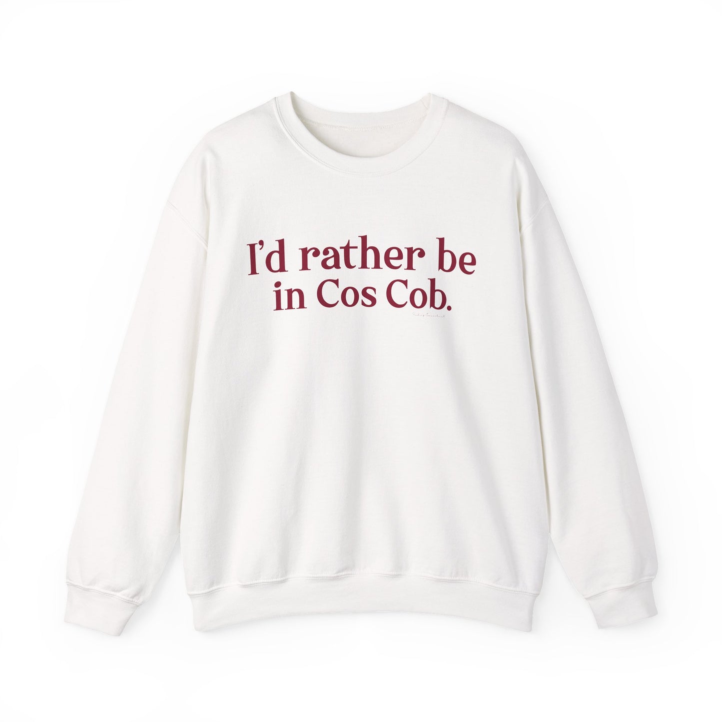 I’d rather be in Cos Cob Unisex Heavy Blend™ Crewneck Sweatshirt