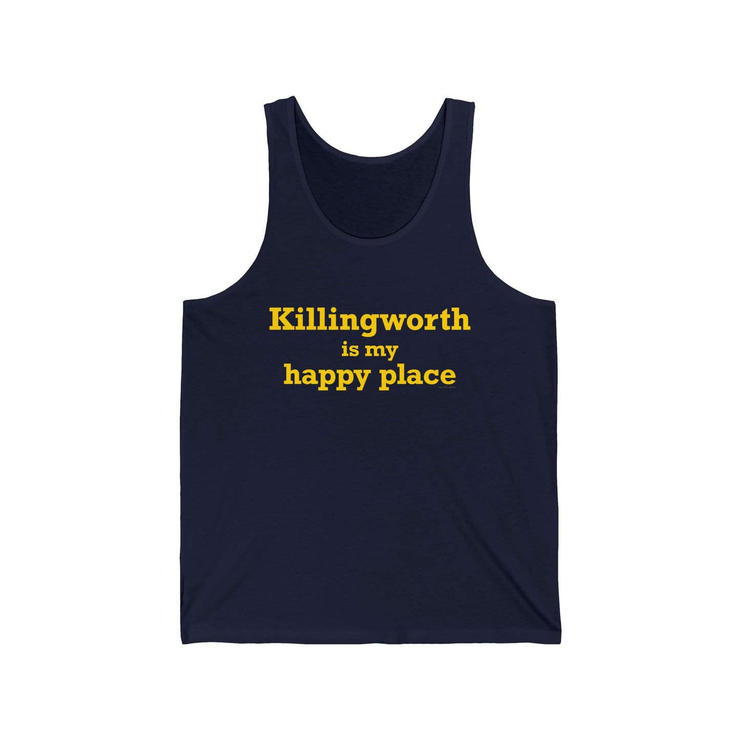 Killingworth is My Happy Place Unisex Jersey Tank Top