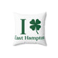 I Clover East Hampton Spun Polyester Square Pillow