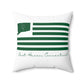 East Haven Connecticut St. Patrick’s Day Flag Spun Polyester Square Pillow