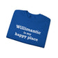 Willimantic is My Happy Place Unisex Heavy Blend™ Crewneck Sweatshirt
