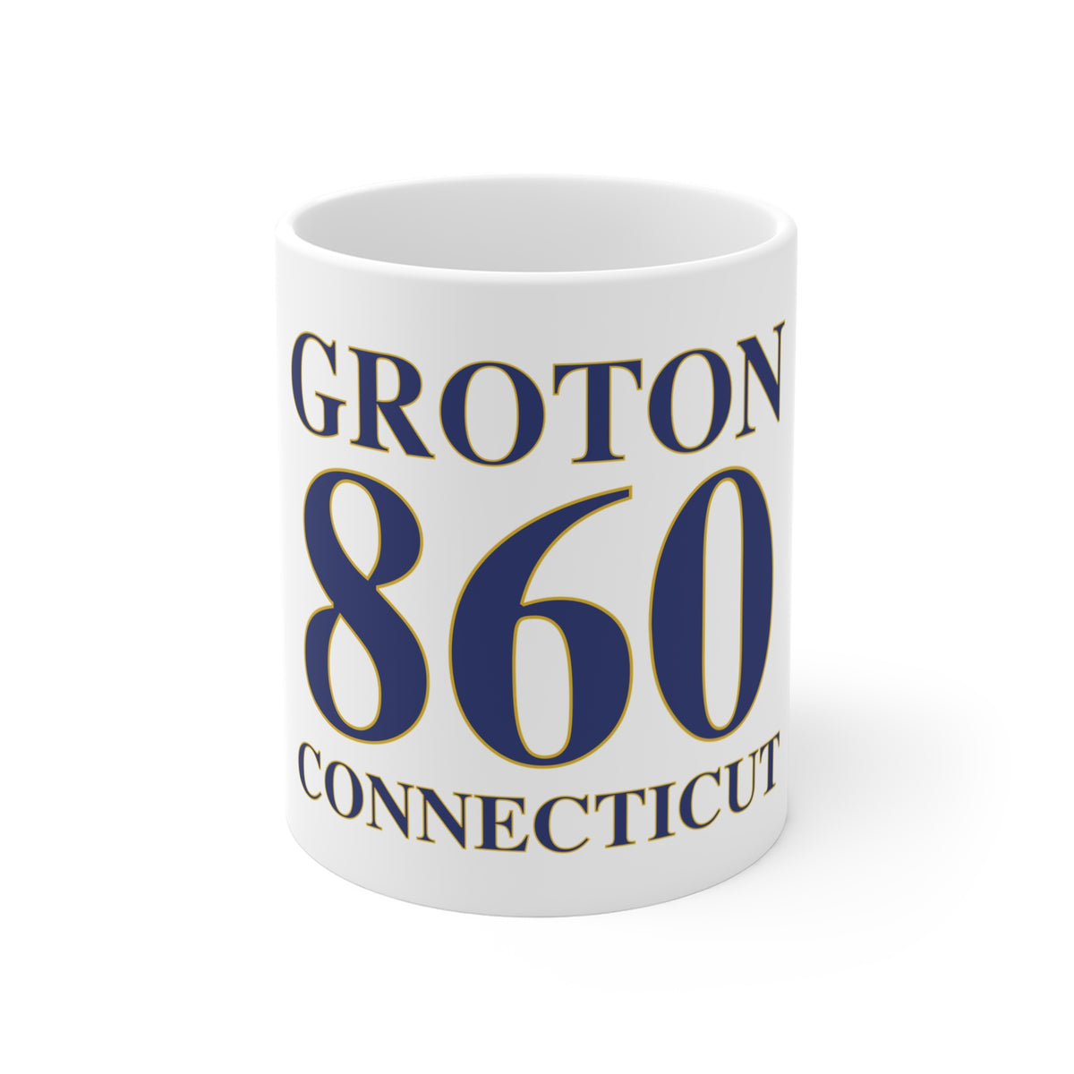 Groton 860 Connecticut Mug 11oz