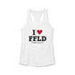 I Heart FFLD Women's Ideal Racerback Tank Top