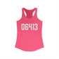 06413 Clinton CT Zip Code Women's Ideal Racerback Tank Top