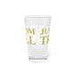 Just a kid from Trumbull Pint Glass, 16oz
