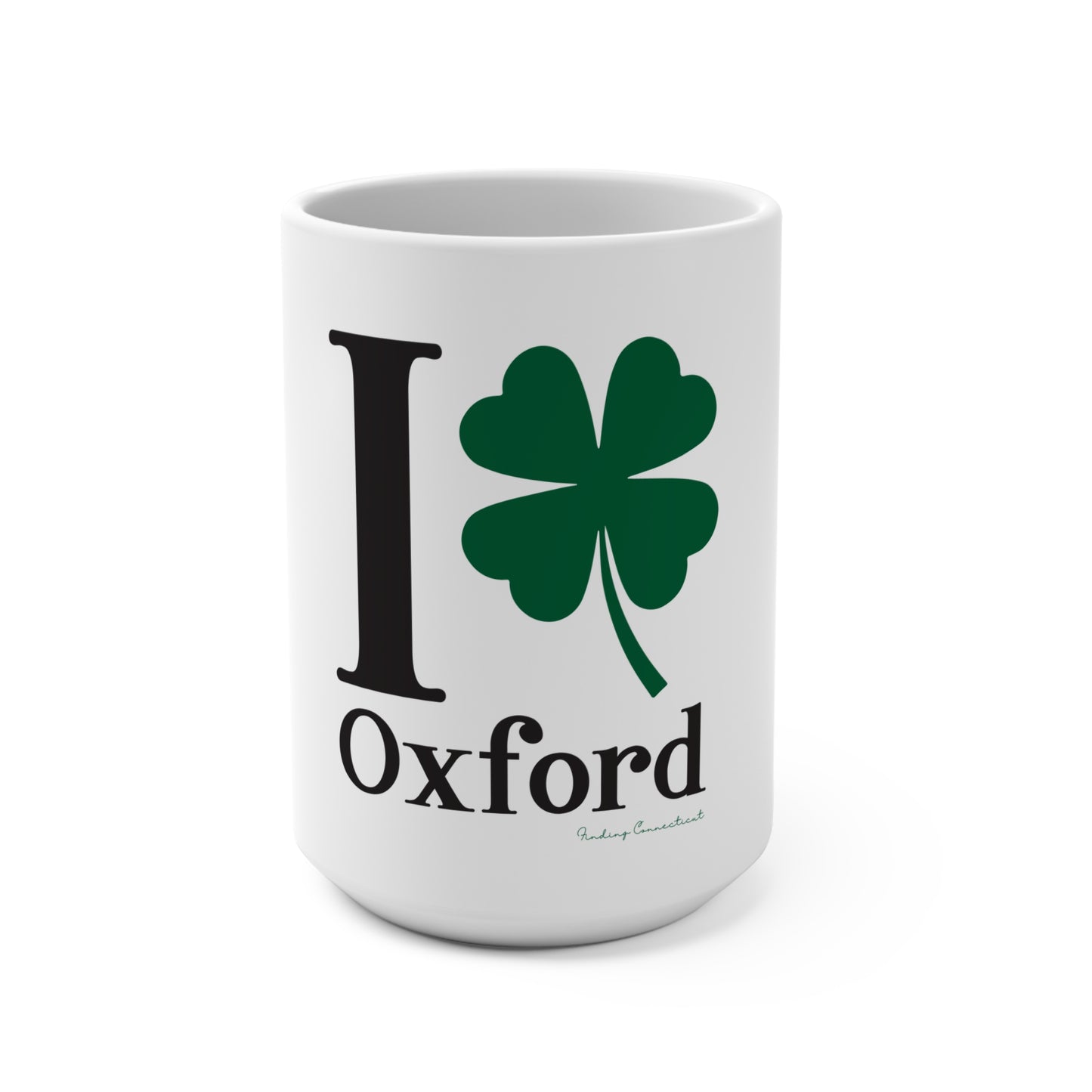 I Clover Oxford Mug 15oz