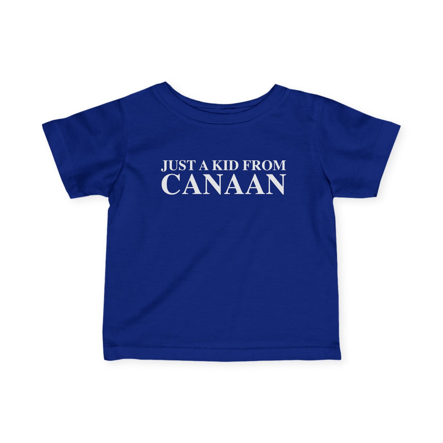Just a kid from Canaan Infant Fine Jersey T-Shirt