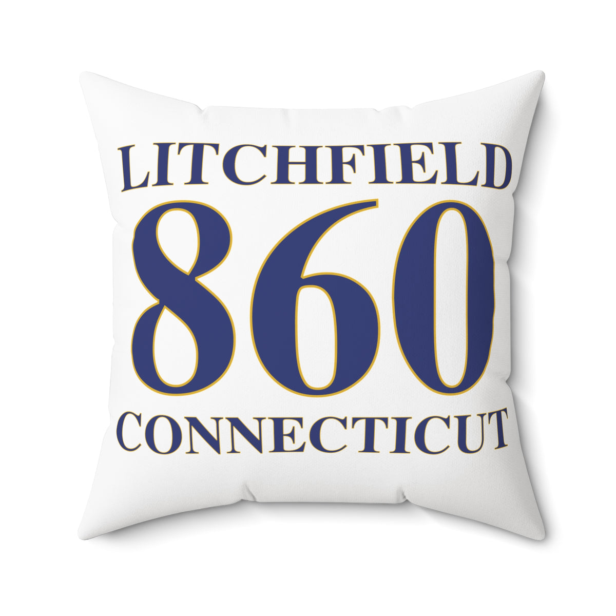 Litchfield 860 Connecticut Polyester Square Pillow