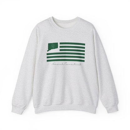 Norwich Connecticut St Patrick’s Day Flag Unisex Heavy Blend™ Crewneck Sweatshirt