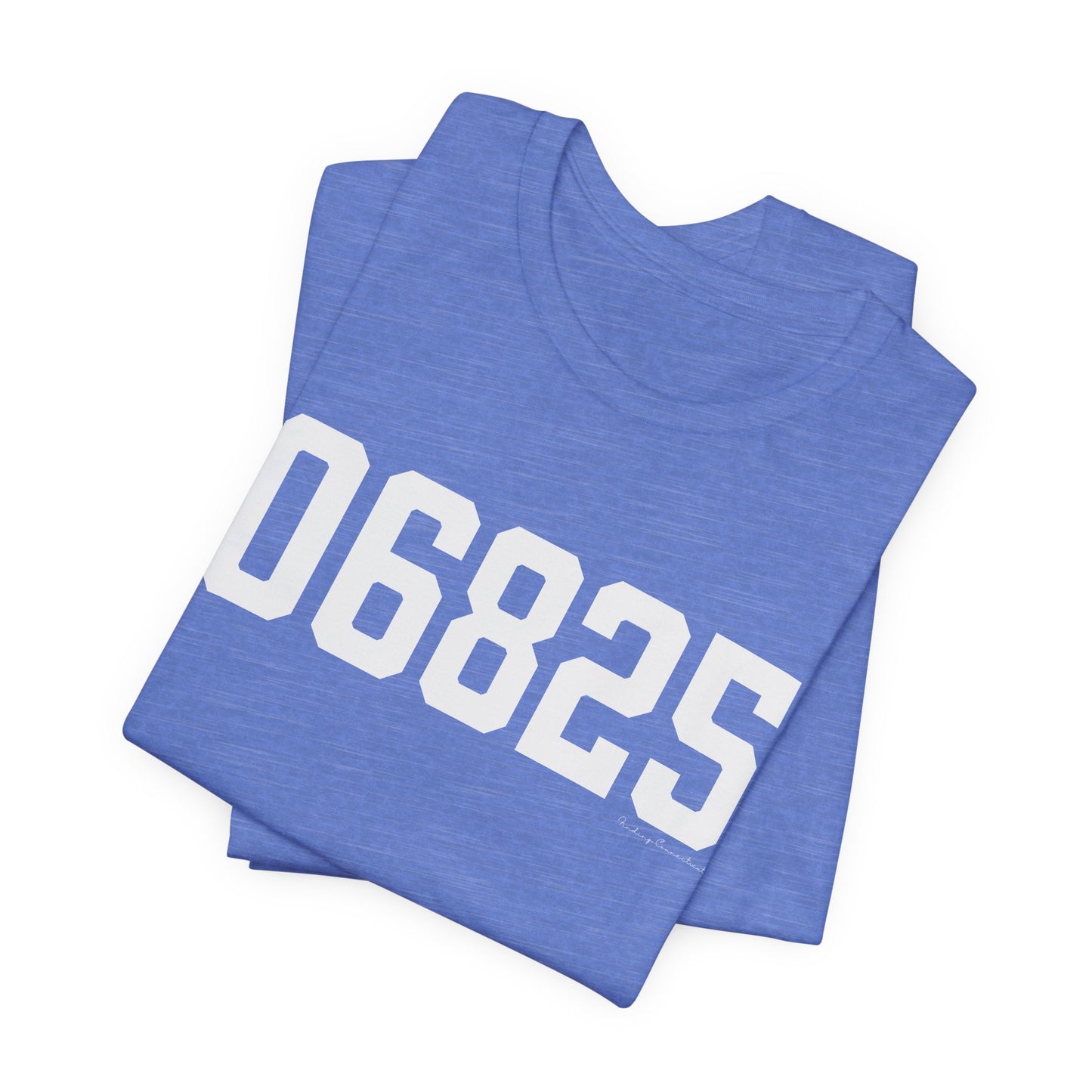 06825 Fairfield CT Zip Code Unisex Jersey Short Sleeve T-Shirt