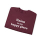 Union is My Happy Place Unisex Heavy Blend™ Crewneck Sweatshirt