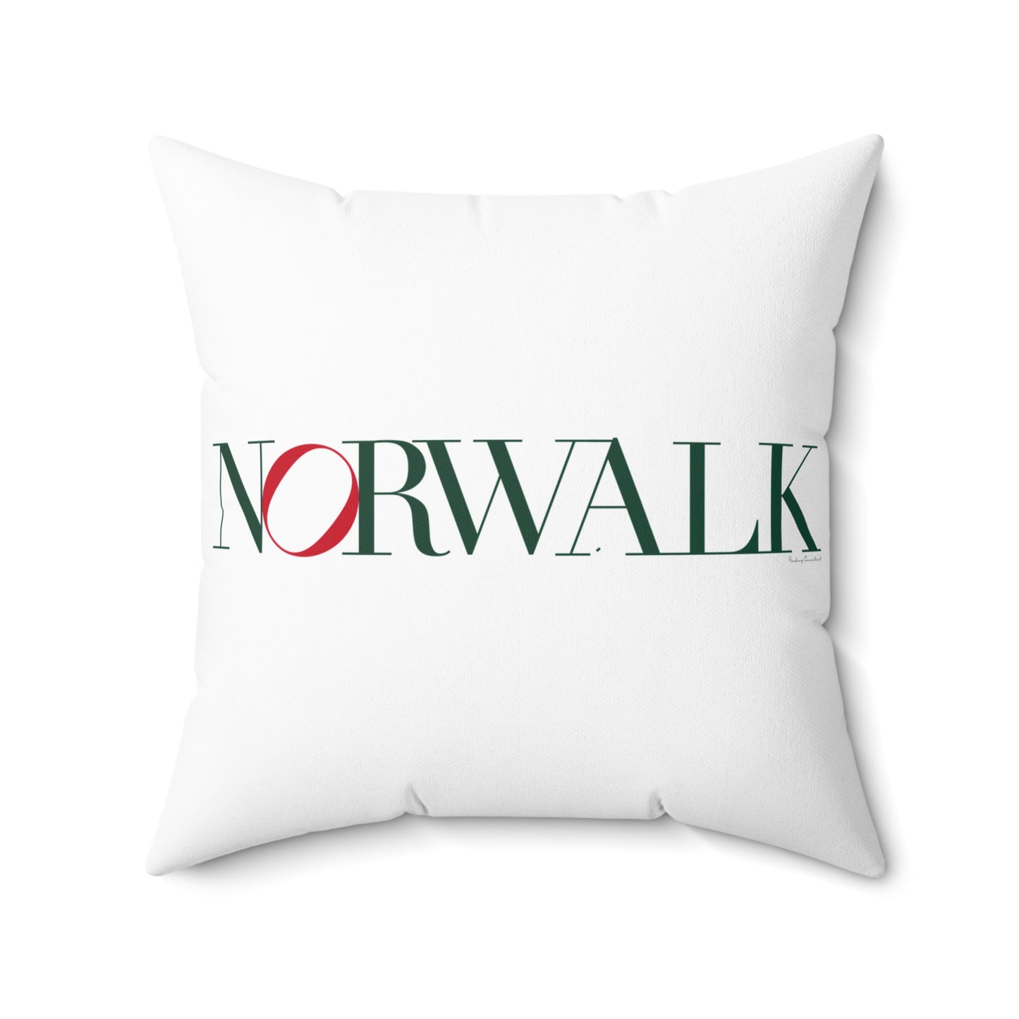 41 Tilt Norwalk Spun Polyester Square Pillow