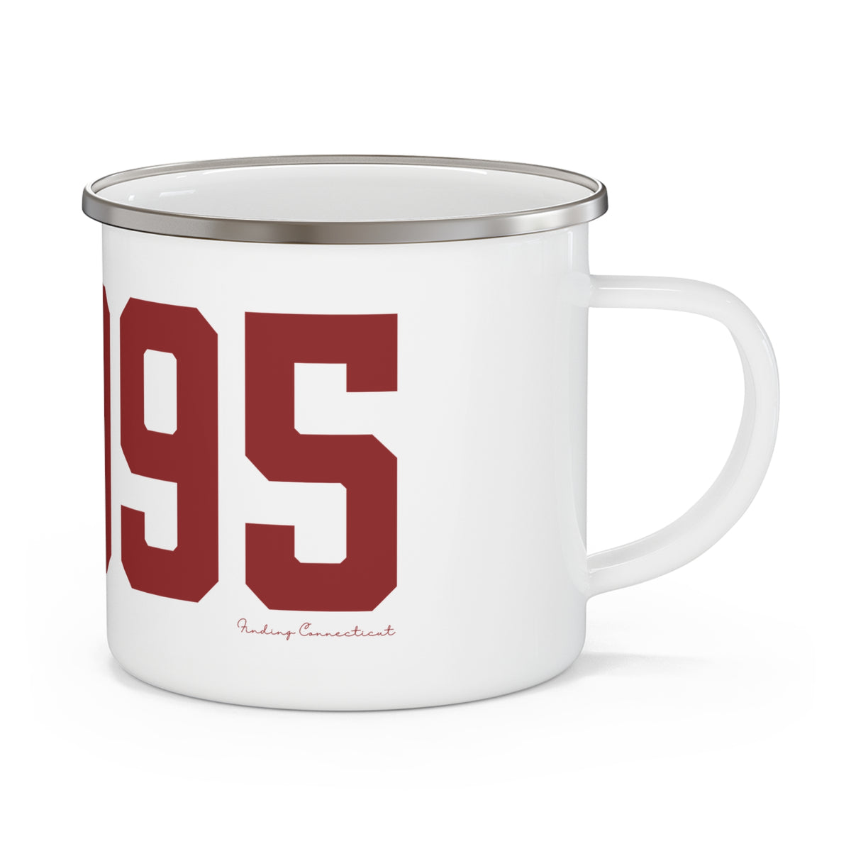 06095 Windsor Connecticut Zip Code Enamel Camping Mug