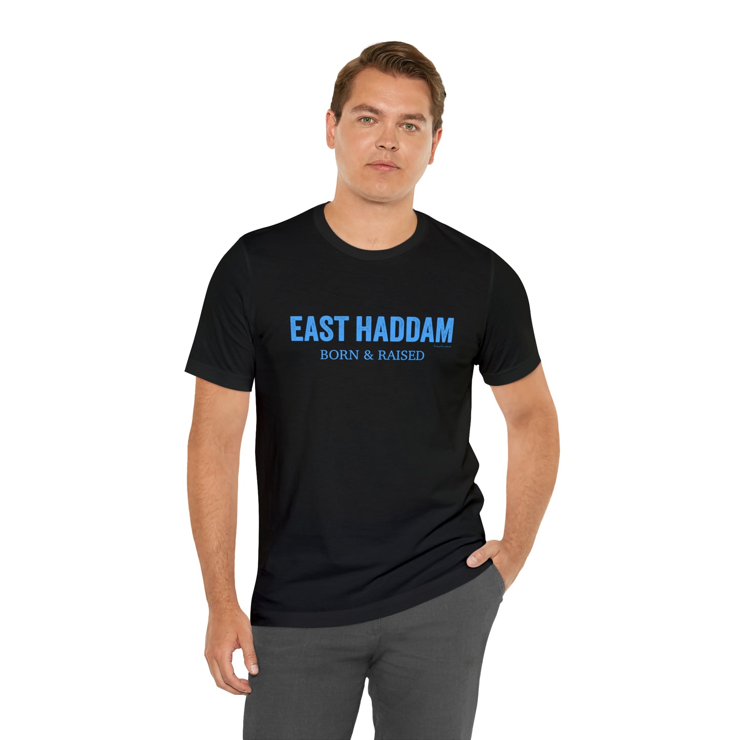 East Haddam Born & Raised Unisex Jersey Short Sleeve Tee